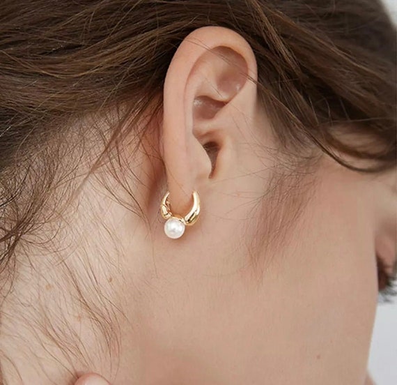 Friendship Dainty Gold Earrings - Etsy 