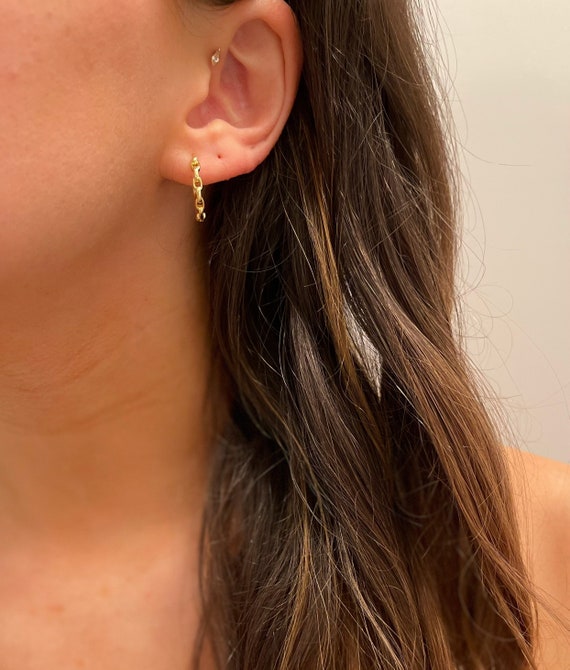 Friendship gold Earrings - Etsy 