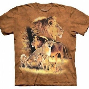 Lion King Tiger King Jungle Proud Parent The Mountain Orange Wild Majestic Exotic Animal Gift Cotton Big Cats Kids T-Shirt M-XL