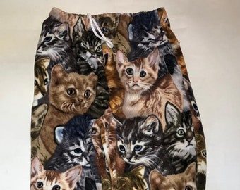 ZooFleece Cute Cats Kitten Kitty Meow Super Comfortable Fleece Pants Unisex Sweats Sweatpants S-3X