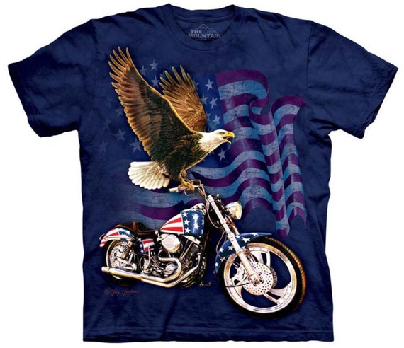 American Bald Eagle Harley Davidson Motorcycle Bo… - image 1