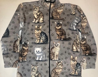 jacket with cats on it