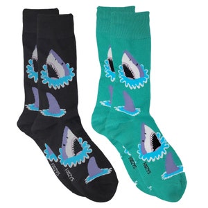 HAPPYPOP Funny Socks For Women Men - Raccoon Dinosaur Gifts
