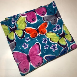 ZooFleece Butterfly Butterflies Monarch Insect Blanket Animal Quilt Throw 55X60&quot; Comfortable