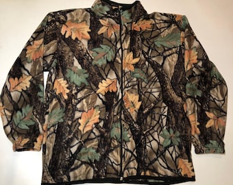ZooFleece Fleece Mossy Forest Tree Camouflage Jacket Hunting Hunt Ugly Sweater Funny Sweater Christmas xmas