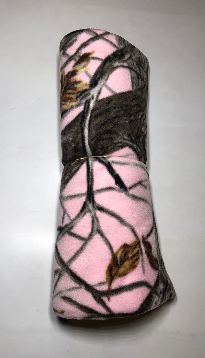 Zoofleece Pink Camouflage Camo Hunting Girls Blanket Quilt Etsy