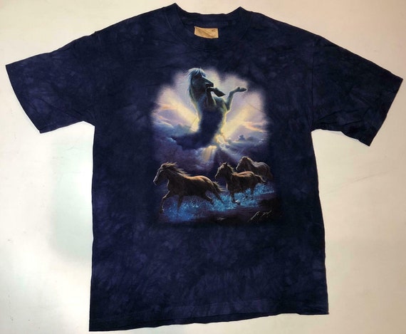 Horses Clouds Running Galloping Spirited Beautifu… - image 1