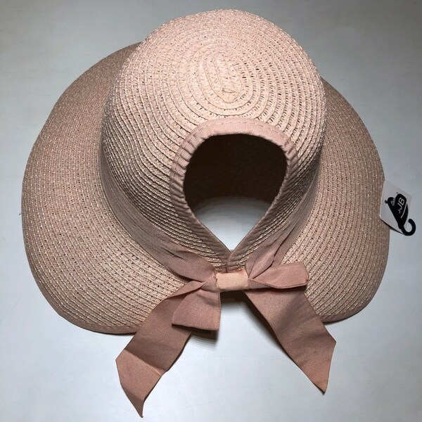 Ponytail Ponycap Beach Church Bow Women's Packable Chin Strap Cloche Paper SPF50 Sun Hat