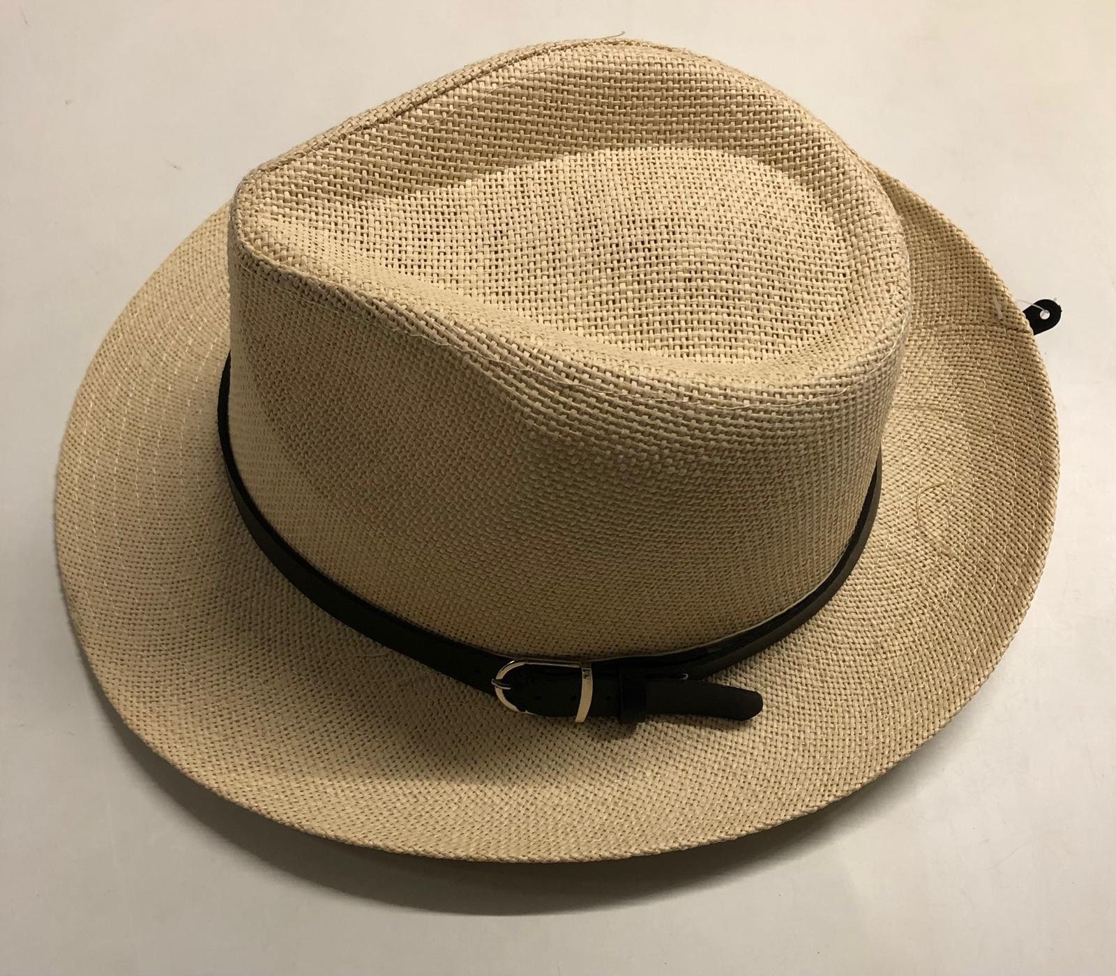 Unisex Leather Fedora Hat Panama Cowboy Hat with Shapeable Brim UPF50+ EINSKEY Packable Cowboy Hat for Women Men, Shapeable Brim  main image 4