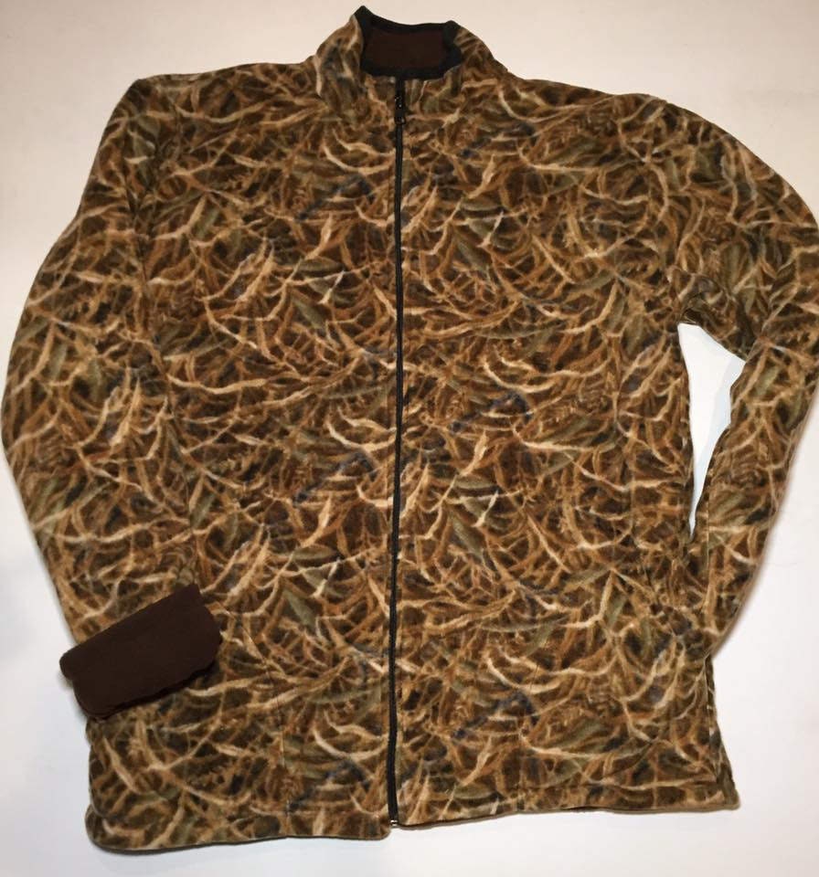 Zoofleece Reversible Fleece Shadow Grass Camouflage Jacket - Etsy