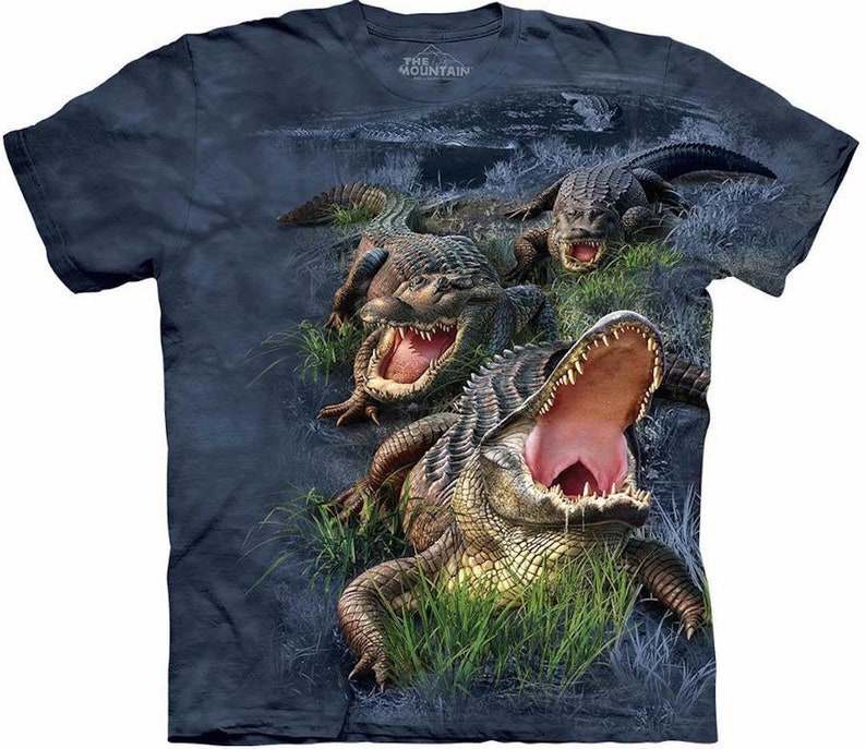 Alligator American Gator Bog Crocodile Reptile Swamp Dinosaur | Etsy