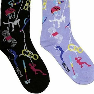 Rock Klettern Sport Klettern Wände Bouldern Seil Fun Socken 2 Paar Damen 9-11