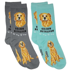 Golden Retriever Large Dog Rescue Friendly Animal Companion Ras Lichtgewicht Stretch Katoen Volwassen Sokken