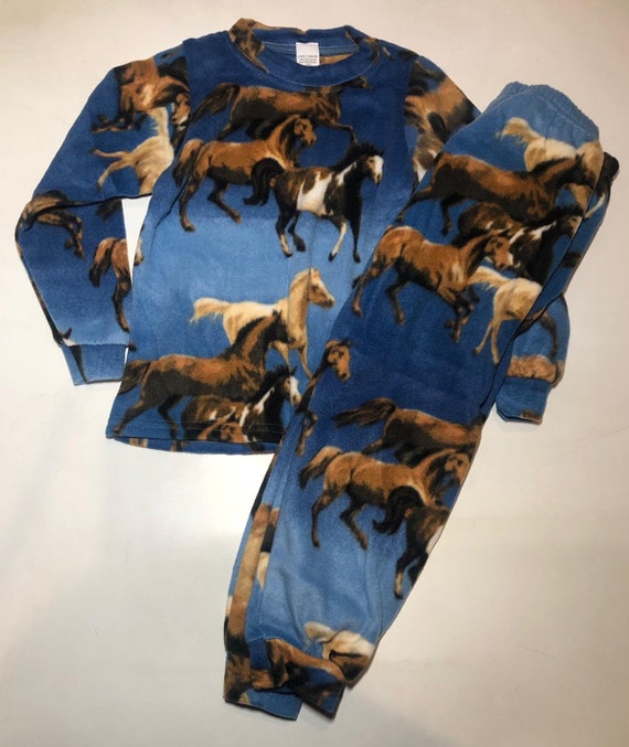 Transparant Een zekere duisternis Paard Blauw Equine Pyjama Kinderen Merrie Rijpaarden - Etsy Nederland