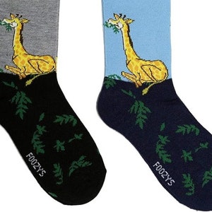 Giraffe Hohe afrikanische Giraffa Tier 2 Paar Damensocken