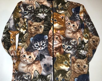 fleece cat jacket