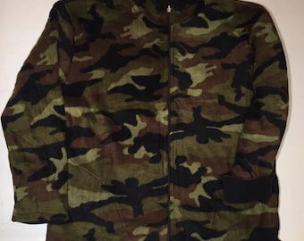 ZooFleece Camo Reversible Military Camouflage Jacket Winter Warm Hunting Hunt S-3X
