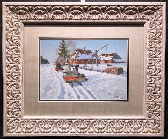 Andrei A. EGOROV Original Painting, Gouache on Board