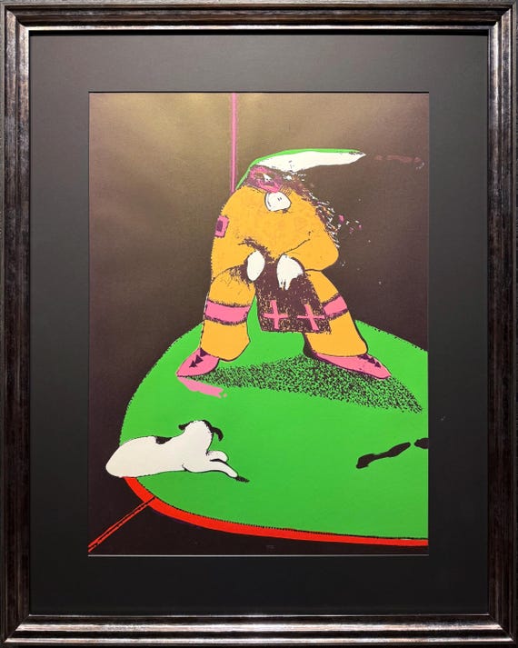 FRITZ SCHOLDER "Indian at the Circus" from "Indians Forever" Suite Original limited edition lithograph