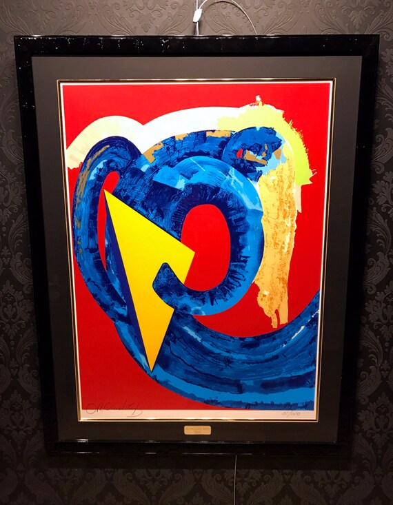 ORLANDO Agudelo-Botero Original Serigraph "Euterpe"