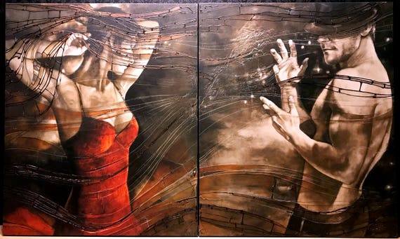 LIDIA WYLANGOVSKA "Milky Way" Original Giclee on Canvas