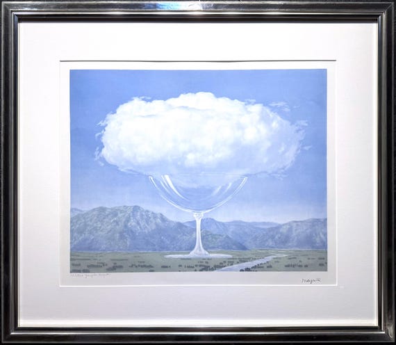 RENÉ MAGRITTE "La corde sensible" from "The philosophy and the paintings of Renè Magritte " portfolio, limited edition lithograph