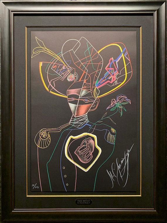 MIHAIL CHEMIAKIN "Les Amants Russes ll"  original lithograph