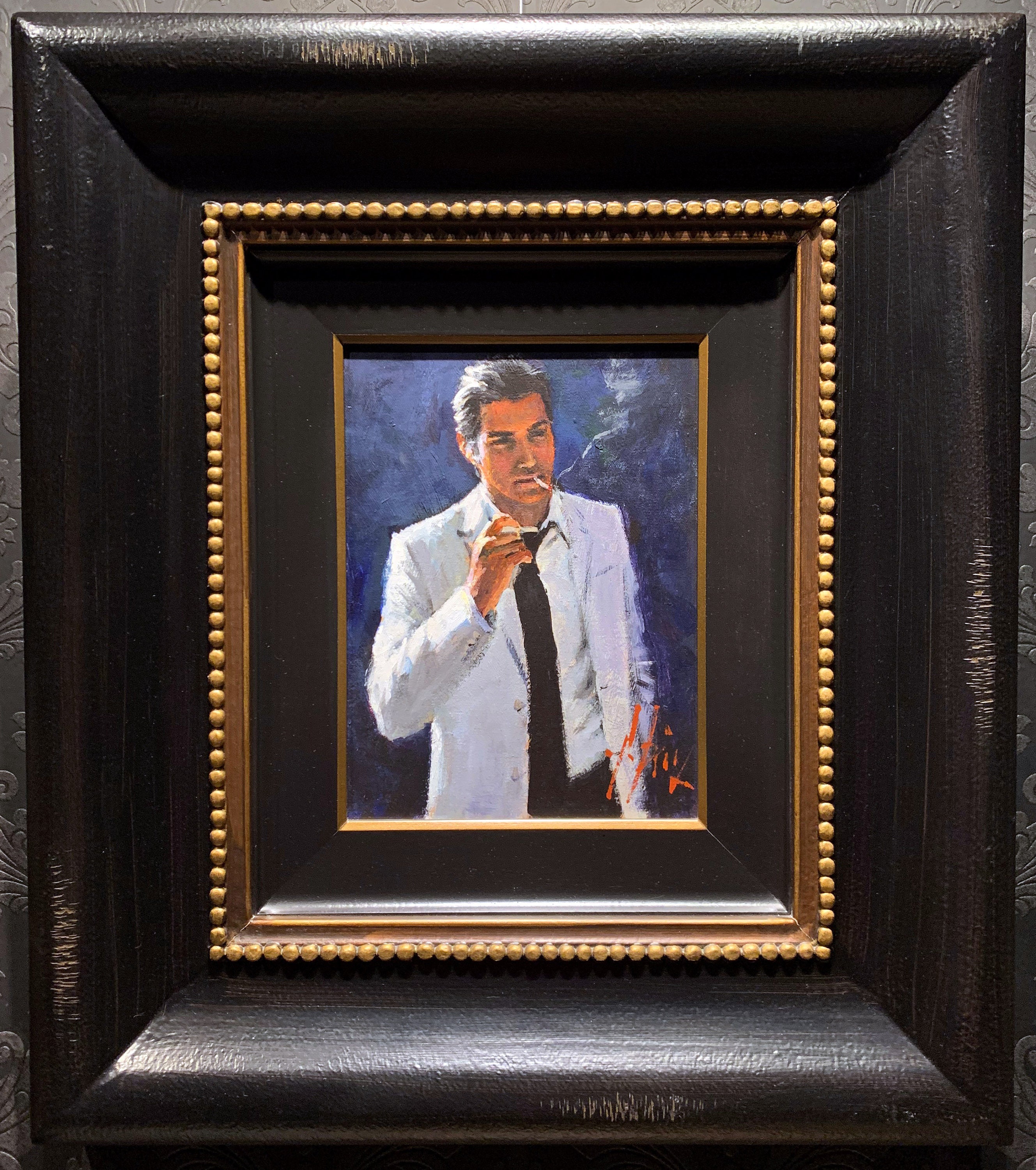 FABIAN PEREZ Original Painting Oil on Canvas Marcus