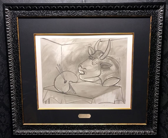 PICASSO LITHOGRAPH "Nature Morte a la Palette et a la Tete"