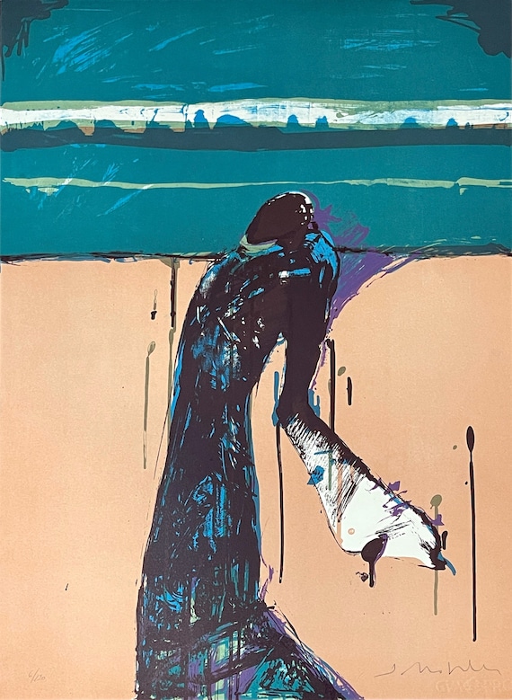 FRITZ SCHOLDER "Portrait of a Dream" Original Lithograph Signed Numbered COA