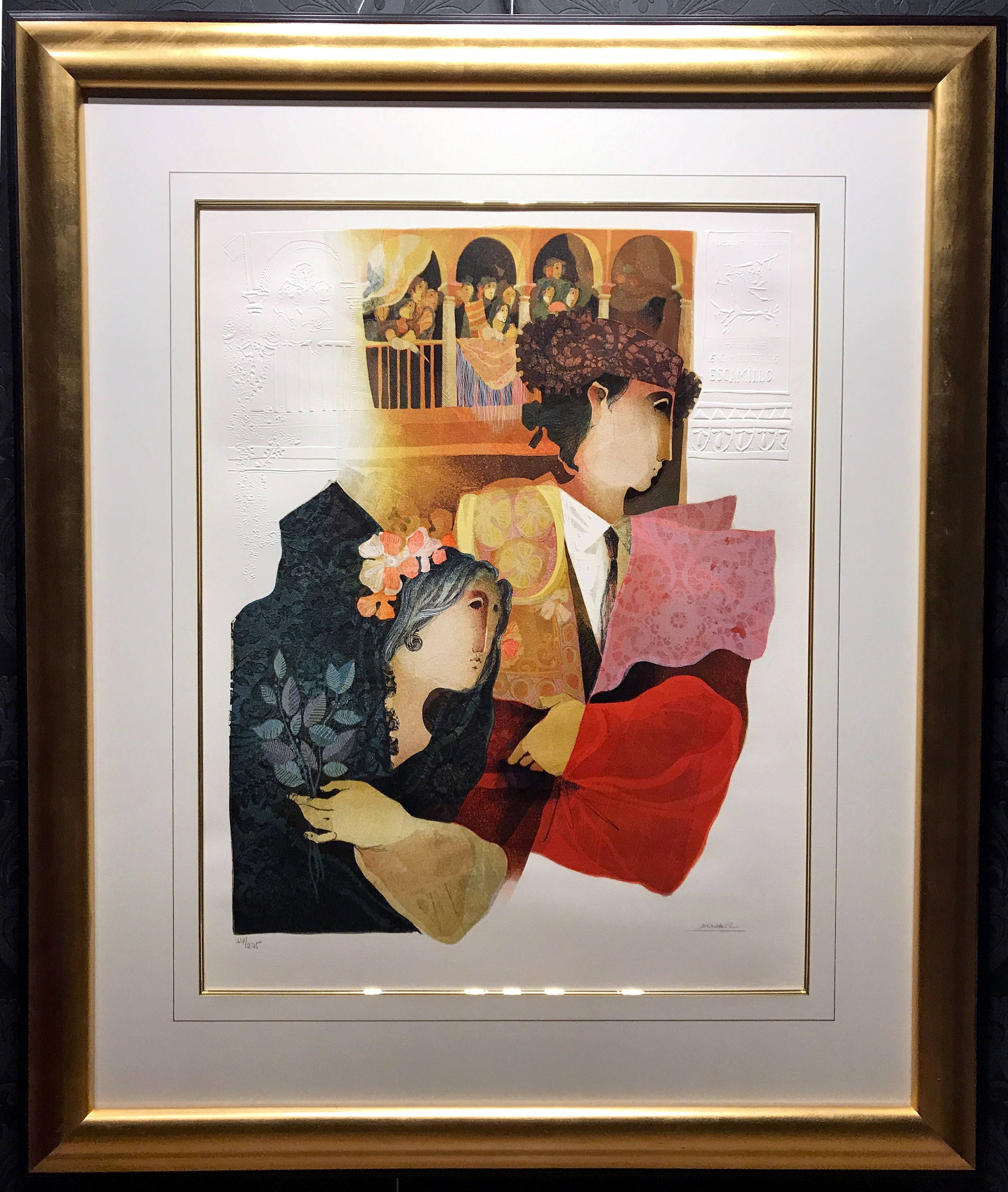 ALVAR SUNOL Original Limited Edition Embossed Lithograph Etsy