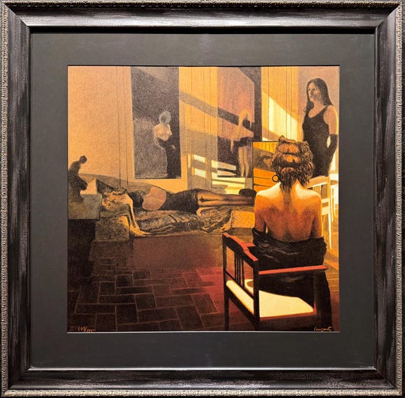 Ramon Lombarte "Tiepolo 17" Original limited edition lithograph
