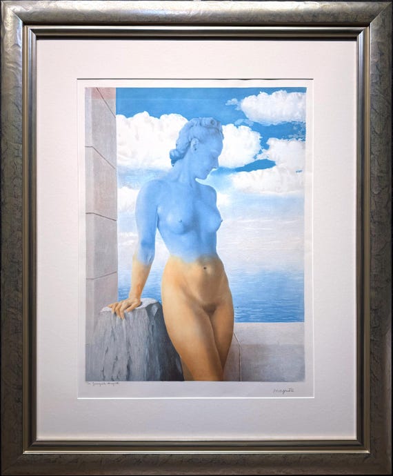 RENÉ MAGRITTE "Magic noir" from "The philosophy and the paintings of Renè Magritte " portfolio, Limited edition lithograph