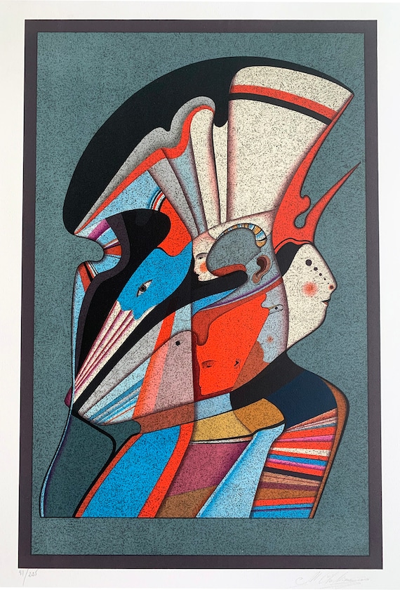 MIHAIL CHEMIAKIN "Metaphysical Urka" Original Lithograph Signed, Limited ed, COA