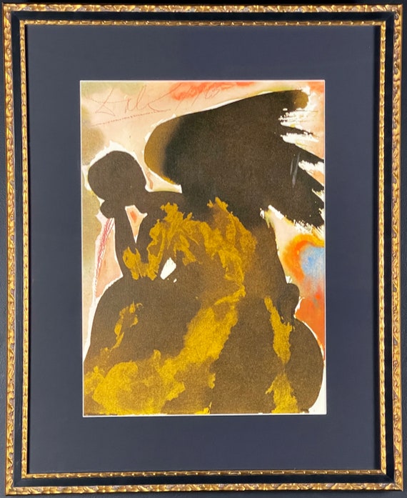 SALVADOR DALI Biblia Sacra Original Lithograph, COA