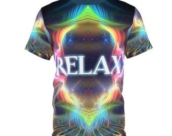 Koszulka Relax Festival Rave - Premium Fractal Pagoda All Over Print Shirt, AOP Psychedelic Tee - Unisex - Unisex