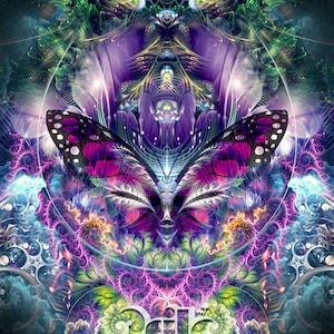 Fantasy Butterfly Tapestry - Whimsical Wall Art for Home Decor, Unique Boho Wall Decor image 2