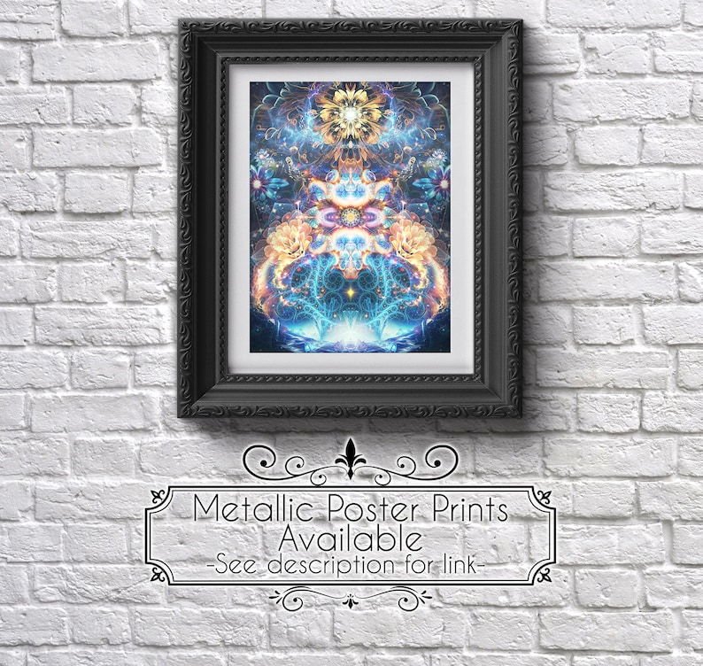 Polaris North Star CANVAS Visionary Art Print Psychedelic - Etsy