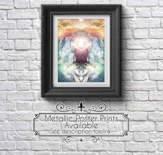 Visionary Art TAPESTRY, Headphones, Angel Tapestry, Angelic