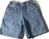 Vintage Washed and Distressed Denim Cargo Shorts Circo Size 2T Toddler washed Shorts
