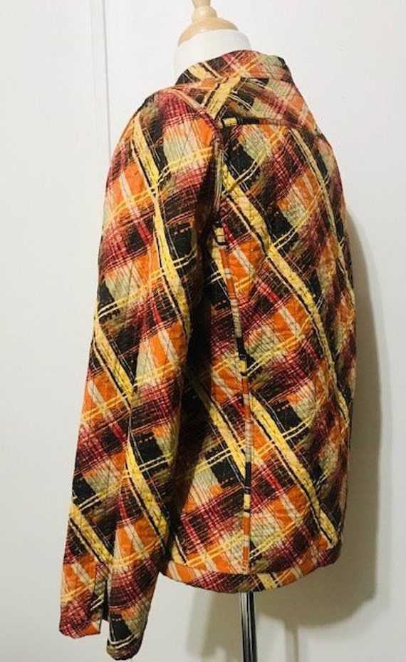 Boho Chic Reversible Jacket with pockets, Cotton … - image 6