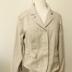 Vintage Women's Jacket Westbound Light Weight Striped - Etsy