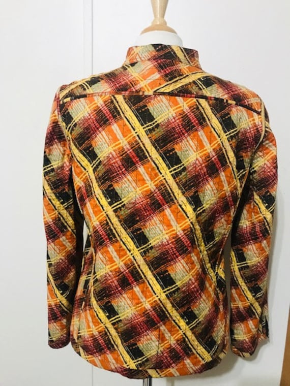 Boho Chic Reversible Jacket with pockets, Cotton … - image 7