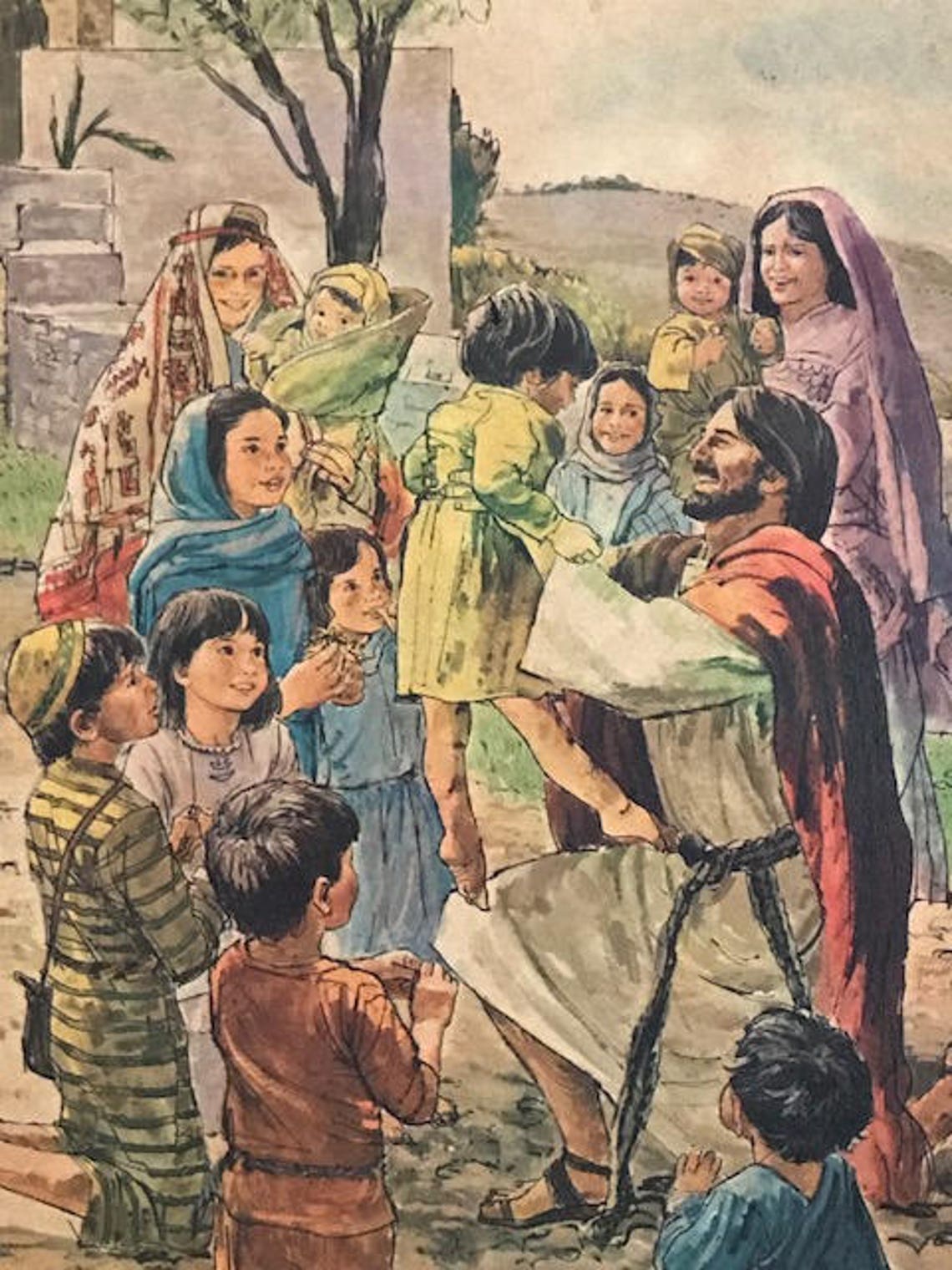 Two Framed lithography by Richard Hook Jesus Representing two Etsy