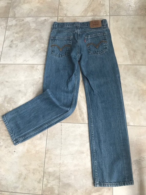 Vintage Levi s Jeans for Boys High Waist Distressed washed Jeans