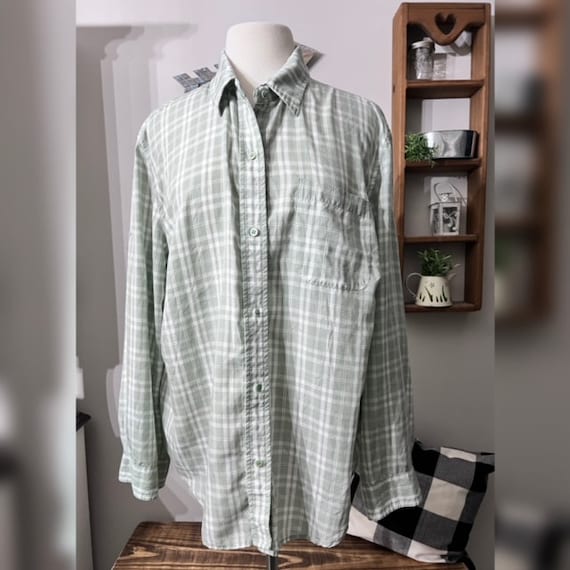 Camisa de cuadros verde mujer new arrivals