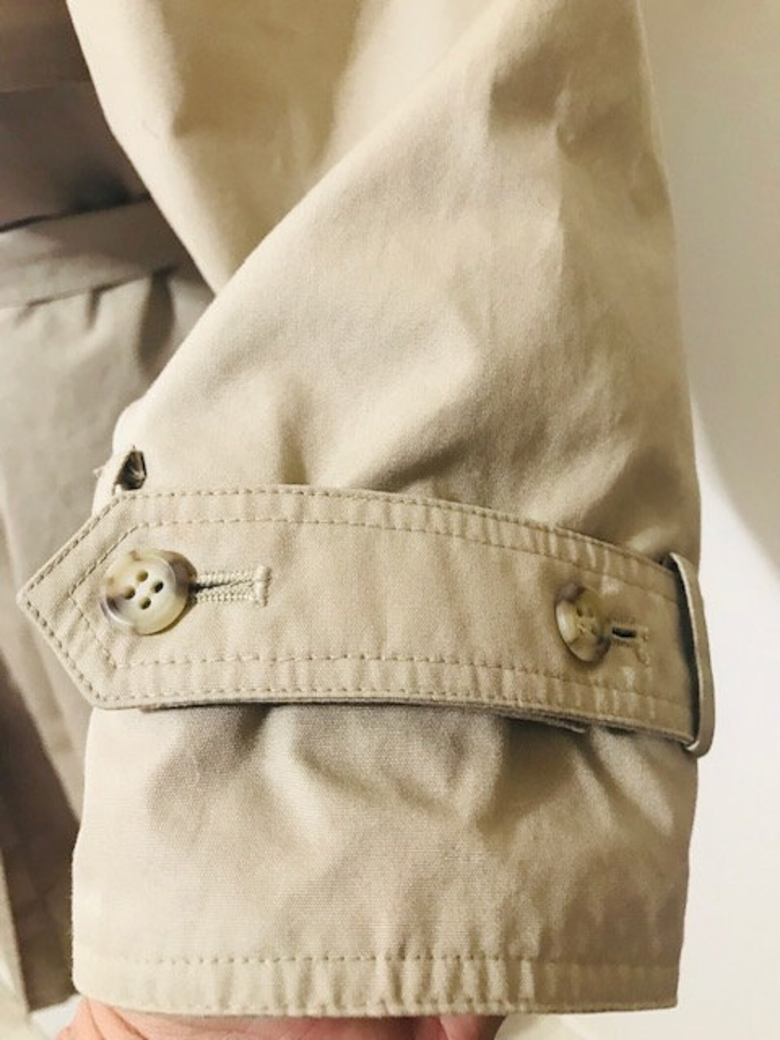 Vintage Khaki London Fog Trench Coat Men's Cotton Belted Etsy