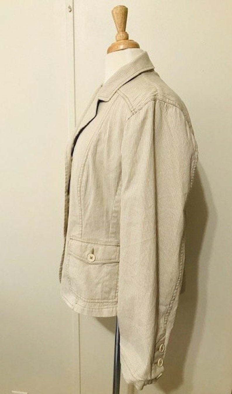Vintage Women's Jacket Westbound Light Weight Striped Etsy