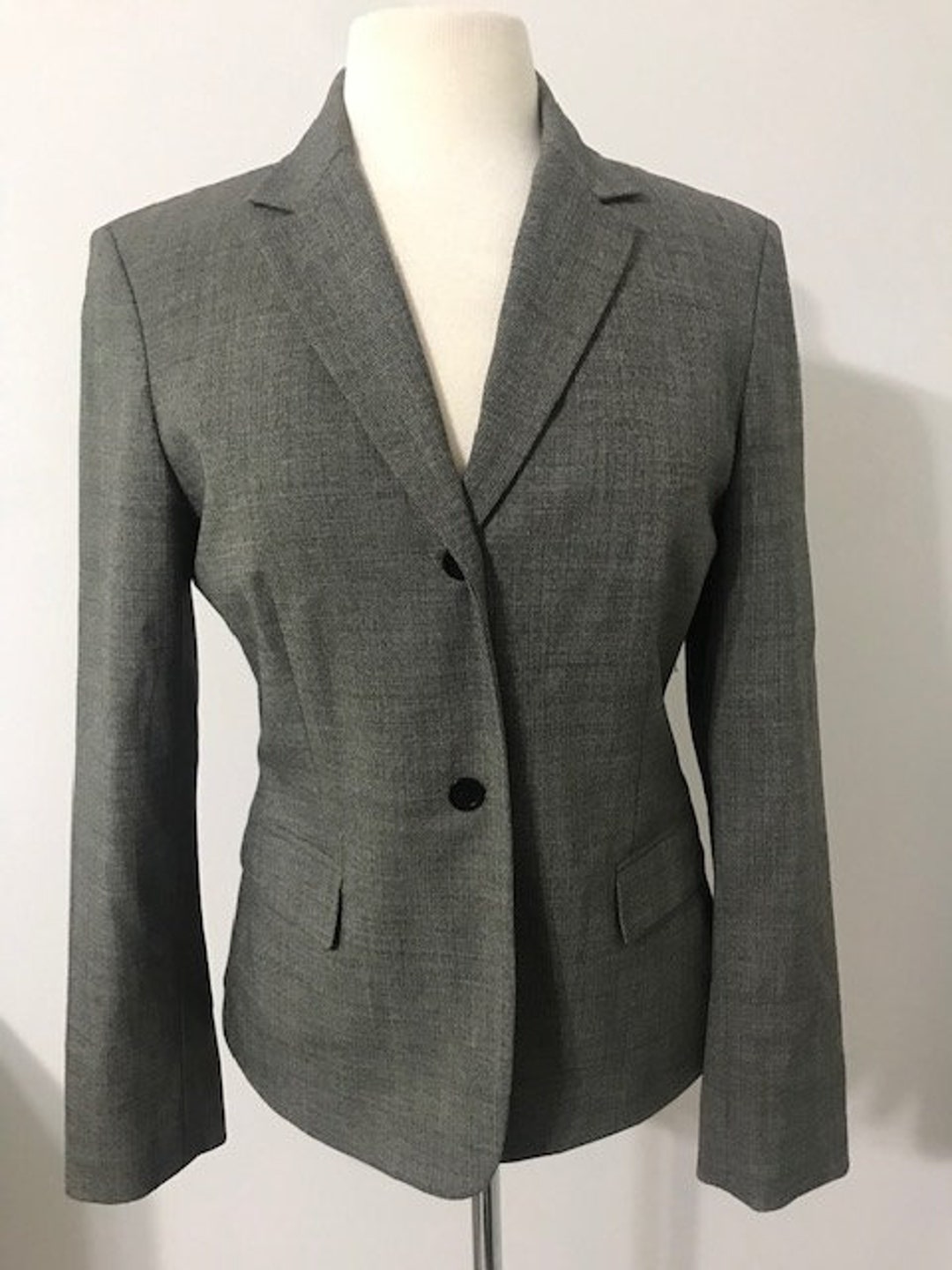 Calvin Klein Blazer Grey Women's Blazer Office Attire - Etsy