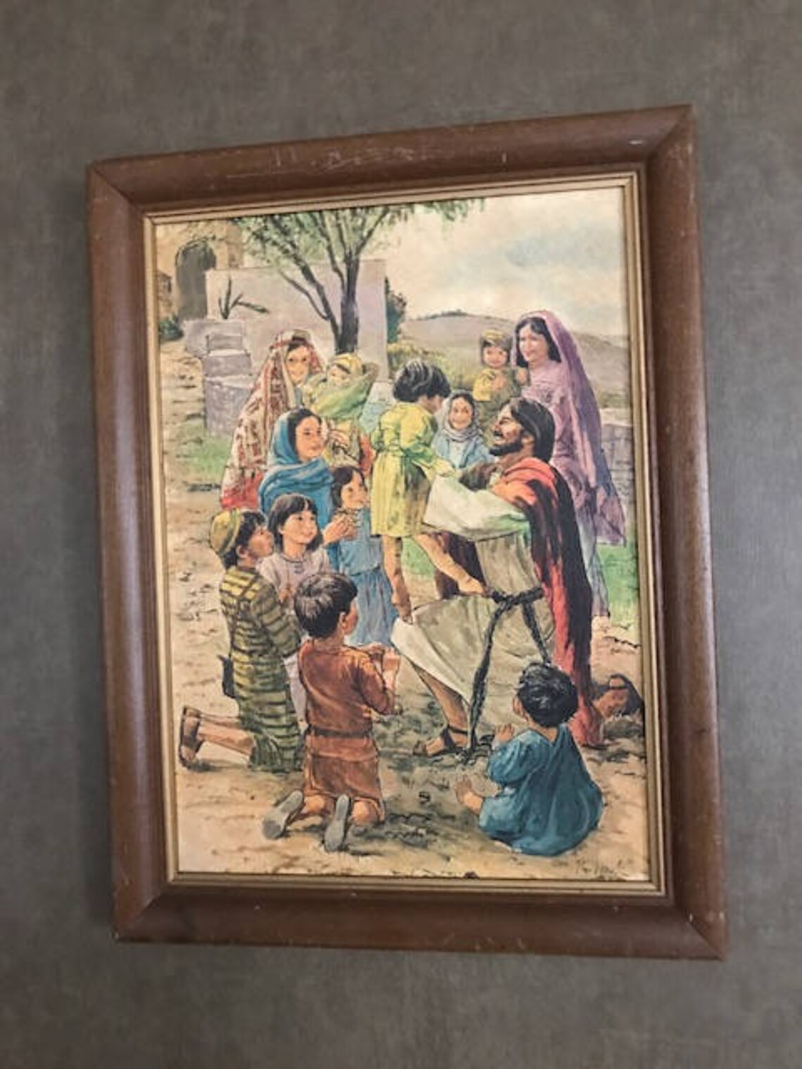 Two Framed lithography by Richard Hook Jesus Representing two Etsy